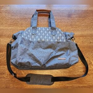 Lekebaby Large Diaper Bag Arrow Gray